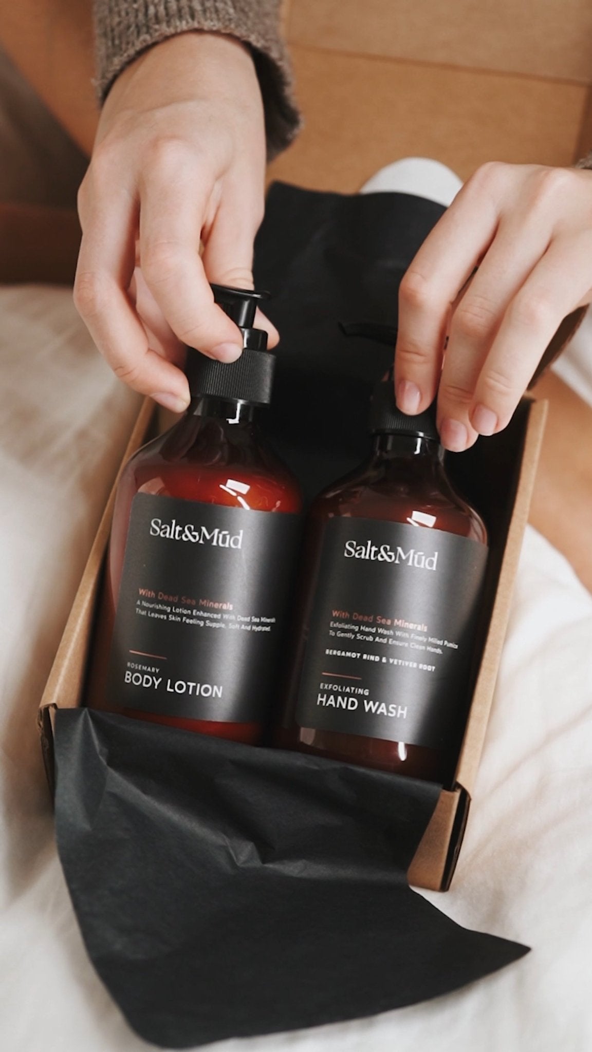 Dead Sea Gift Box No 1 - Salt And Mud