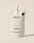 Refill Shower Gel with Dead Sea Minerals 500ml bottle with natural ingredients and eco-friendly packaging