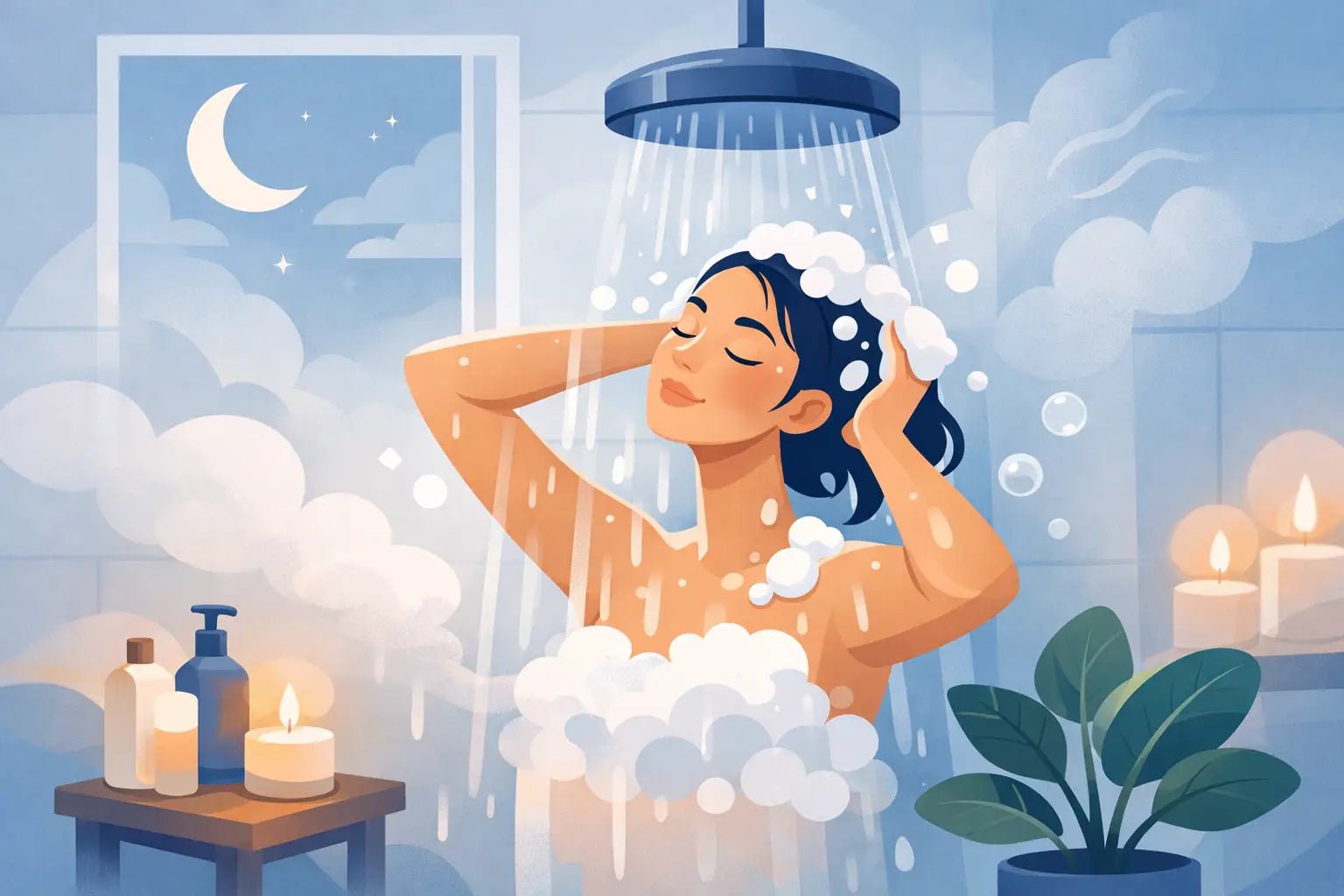 A Daily Shower Ritual for Stress Relief at Home - Salt And Mud