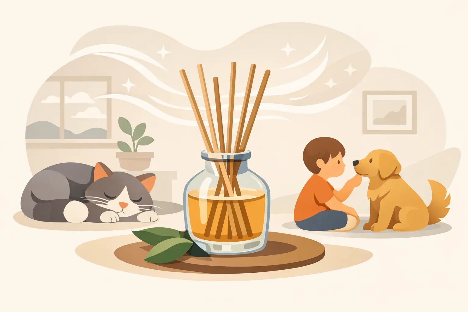Are Reed Diffusers Safe for Homes, Pets, and Kids? - Salt And Mud