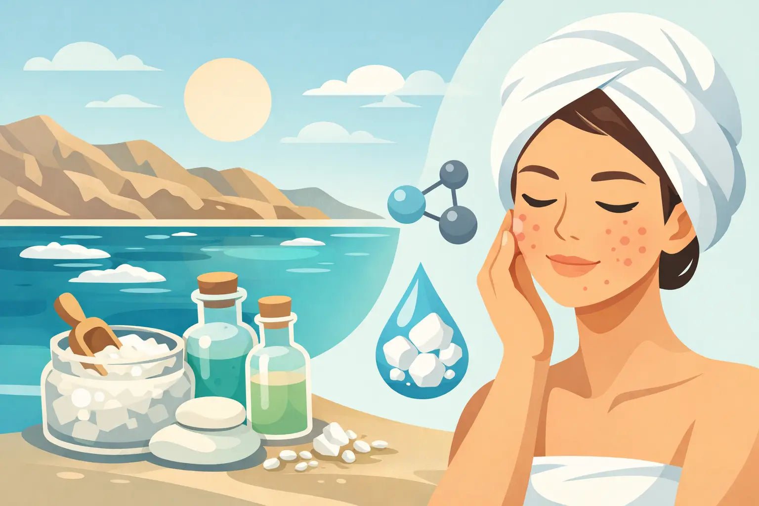 Dead Sea Minerals for Acne: Do They Help? - Salt And Mud