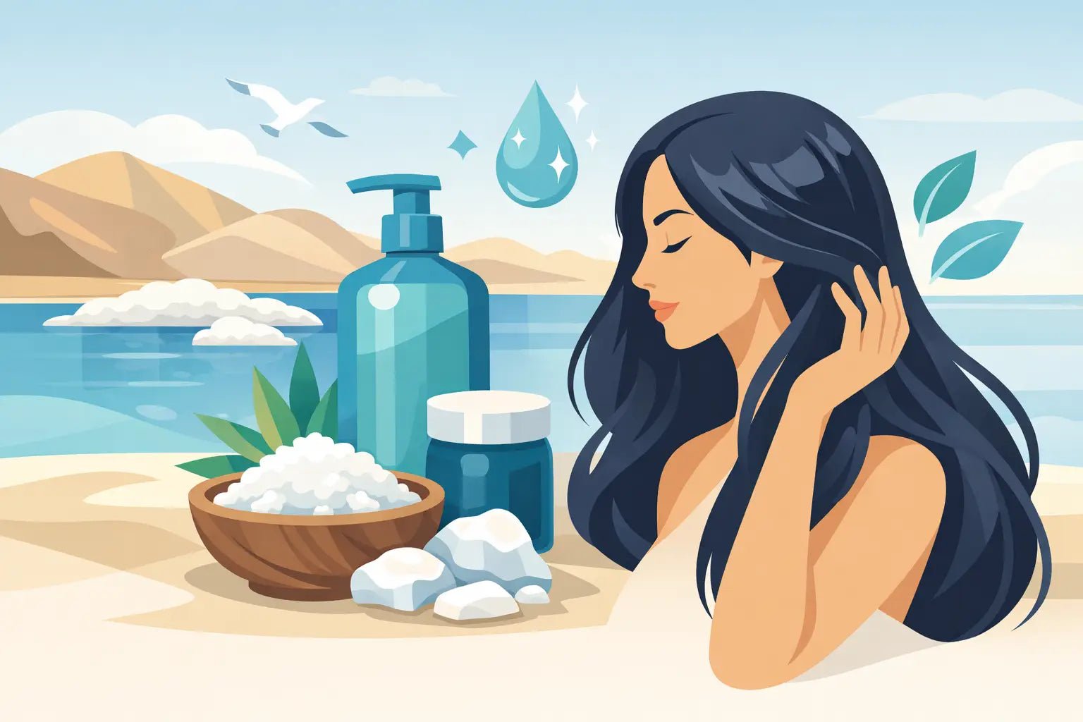 Dead Sea Shampoo Benefits for Healthier Hair - Salt And Mud