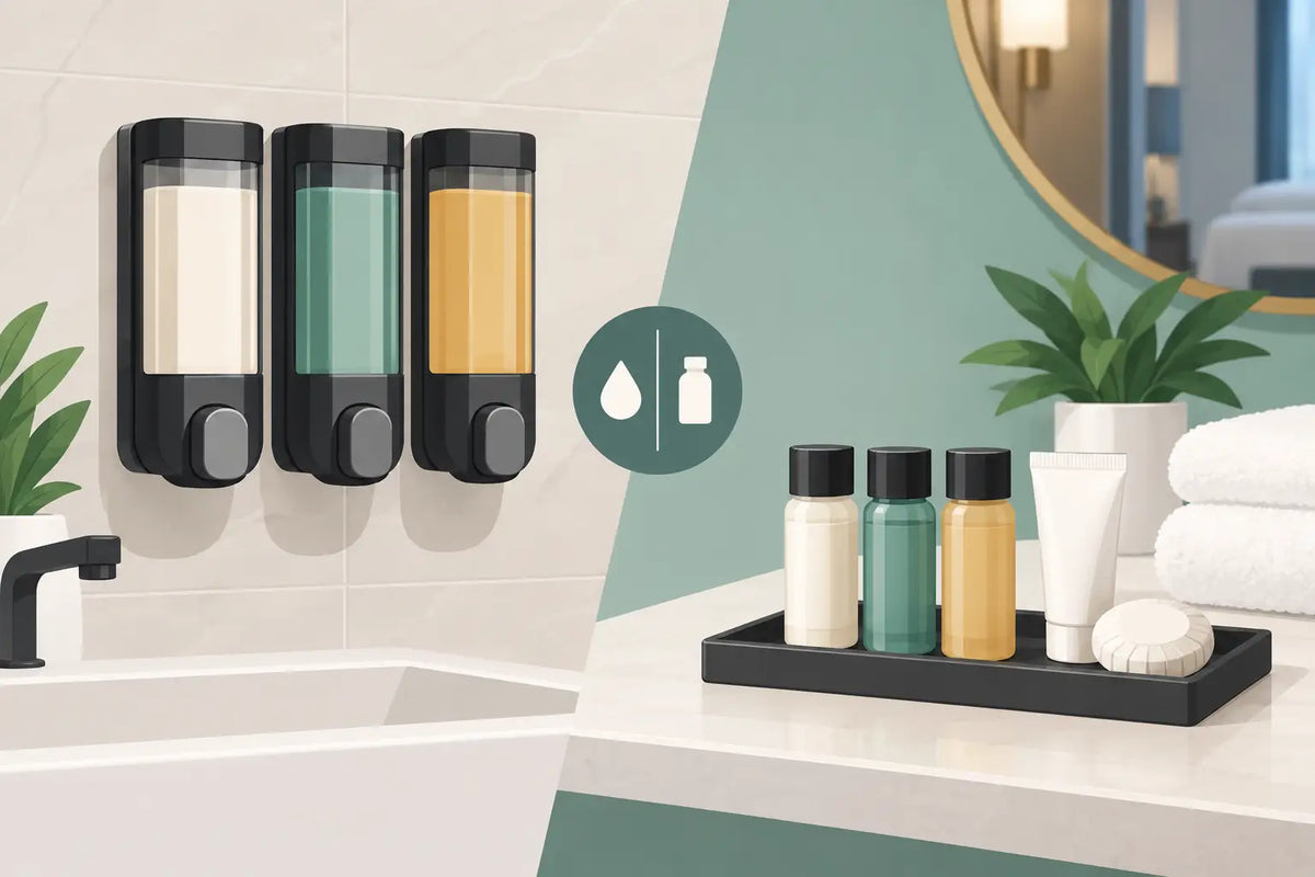 Hotel Dispensers Versus Mini Toiletries: A Guide
