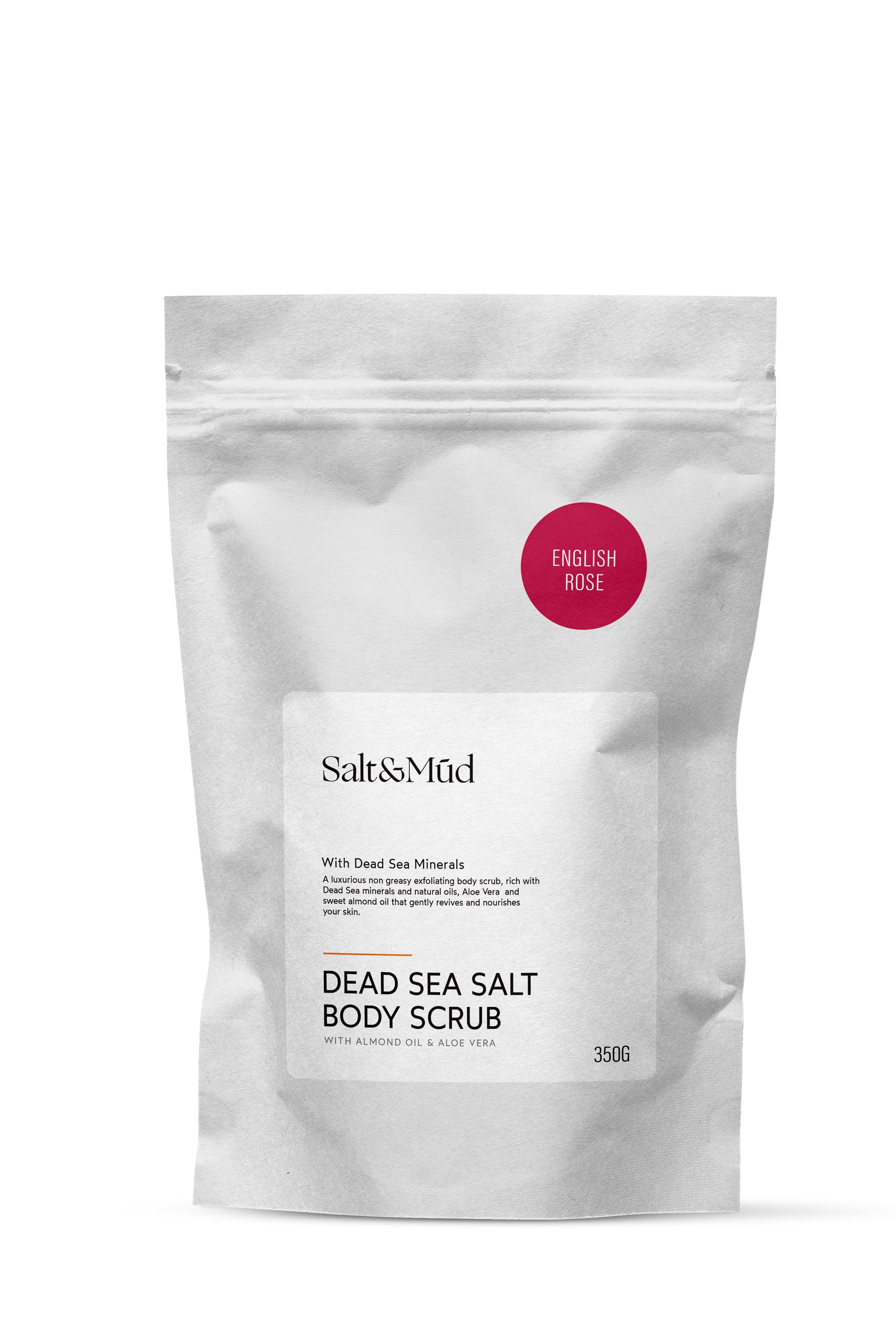 Dead Sea Salt Body Scrub English Rose 350G