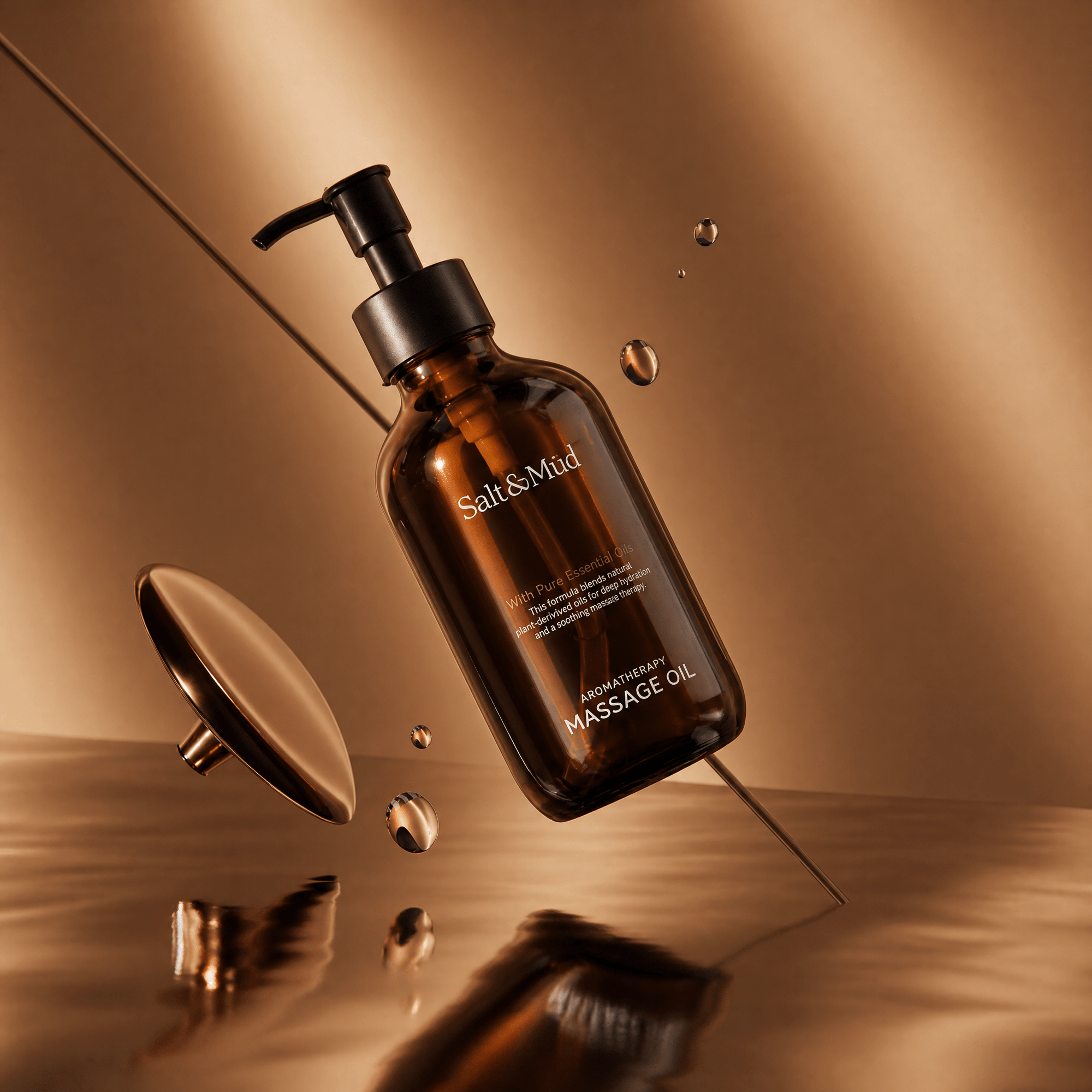 Aromatherapy Massage Oil 250ml - Salt And Mud