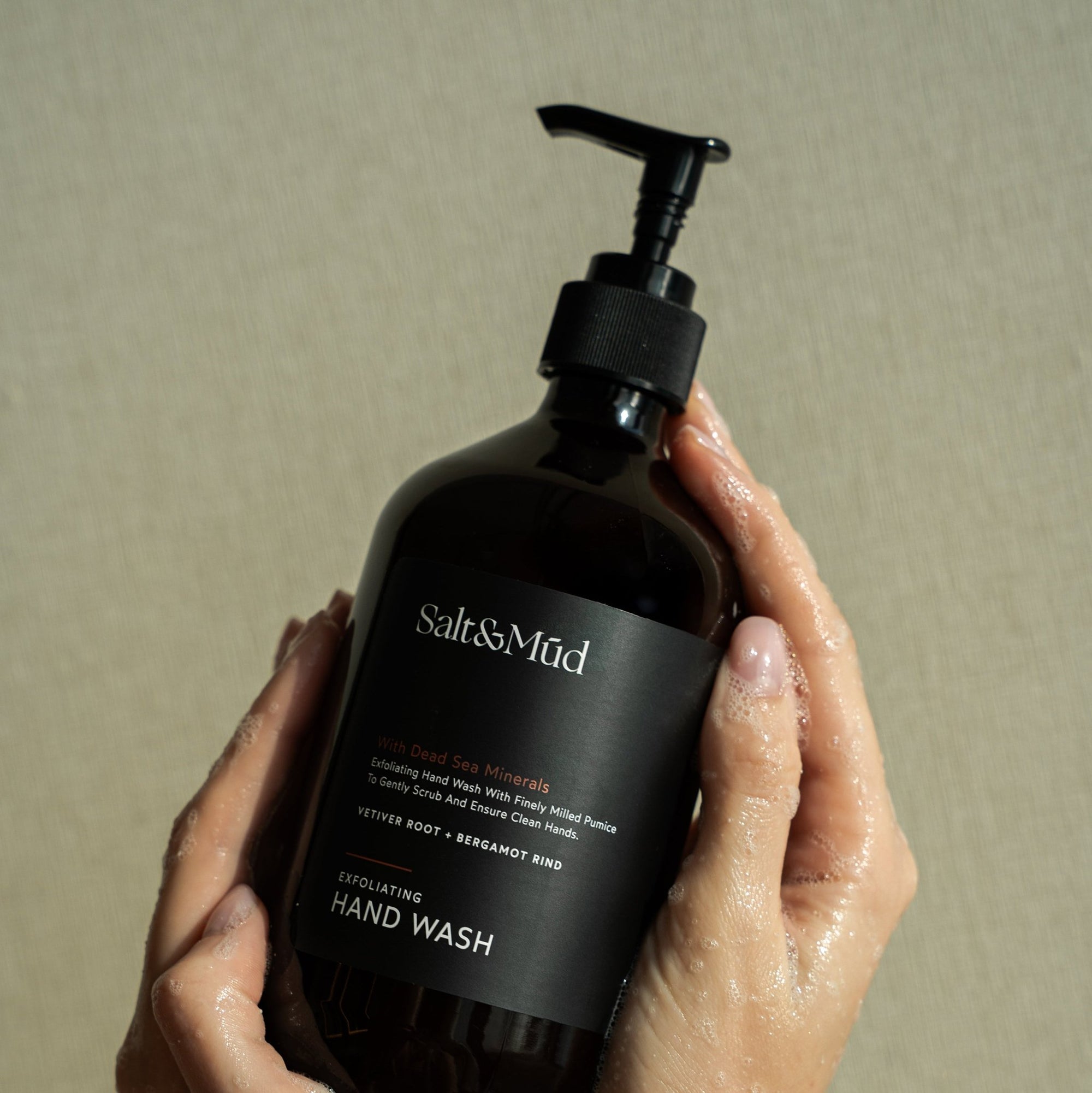 Exfoliating Hand Wash With Dead Sea Minerals 500ml - Salt And Mud