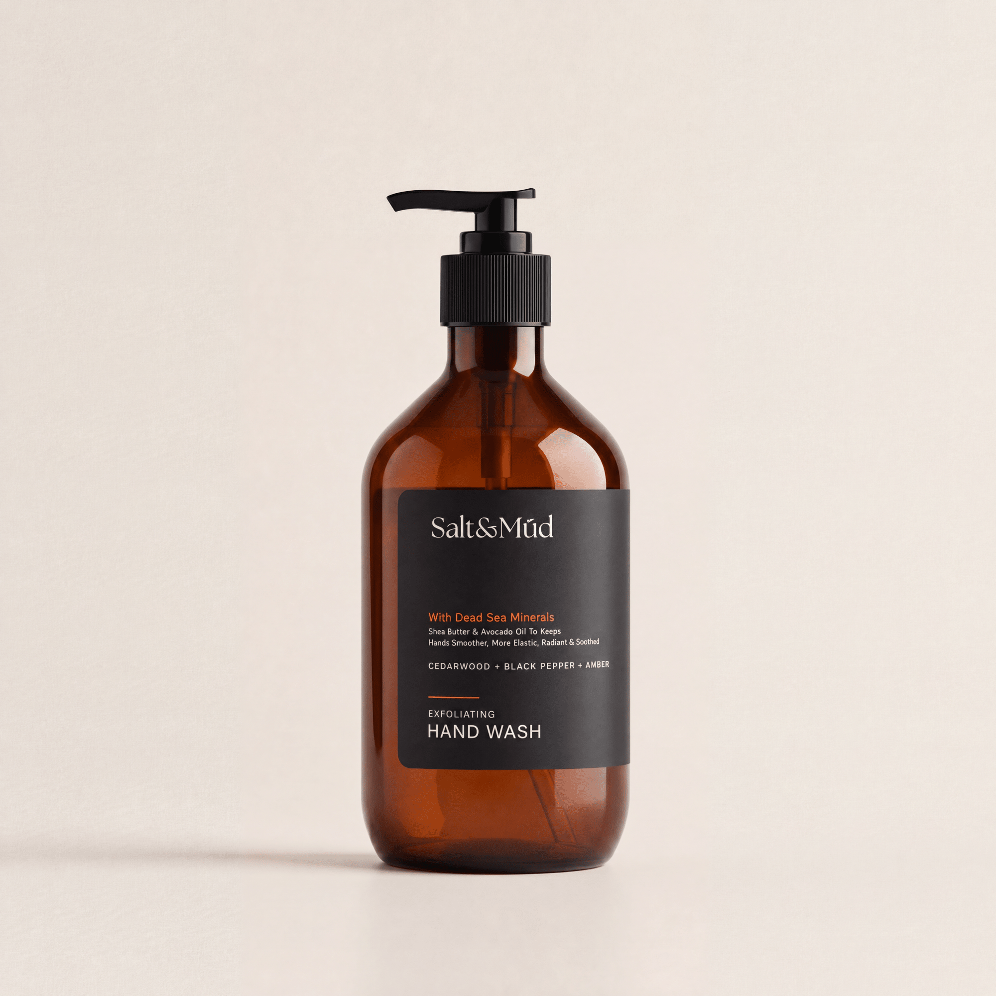 Exfoliating Hand Wash With Dead Sea Minerals 500ml - Salt And Mud