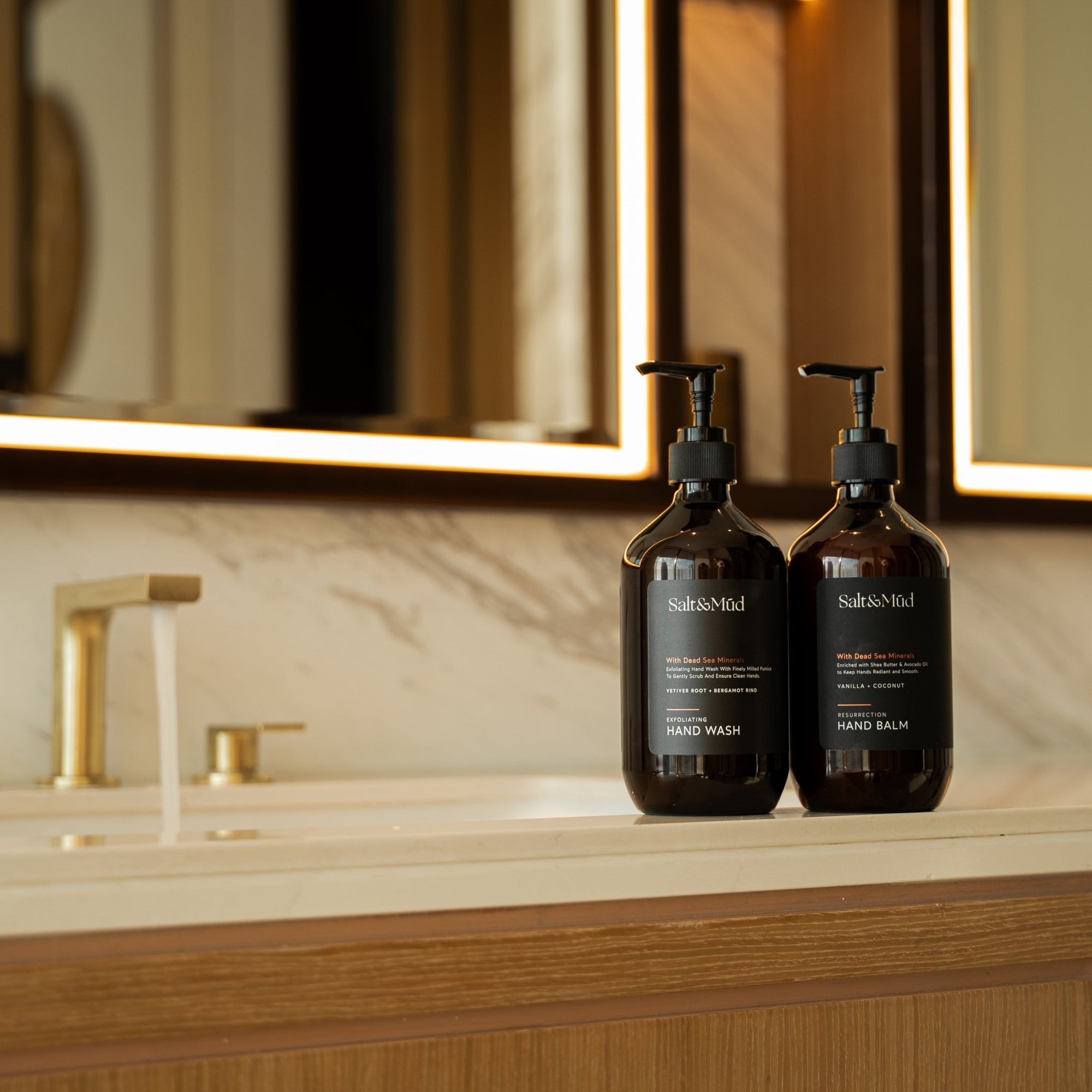Exfoliating Hand Wash With Dead Sea Minerals 500ml - Salt And Mud