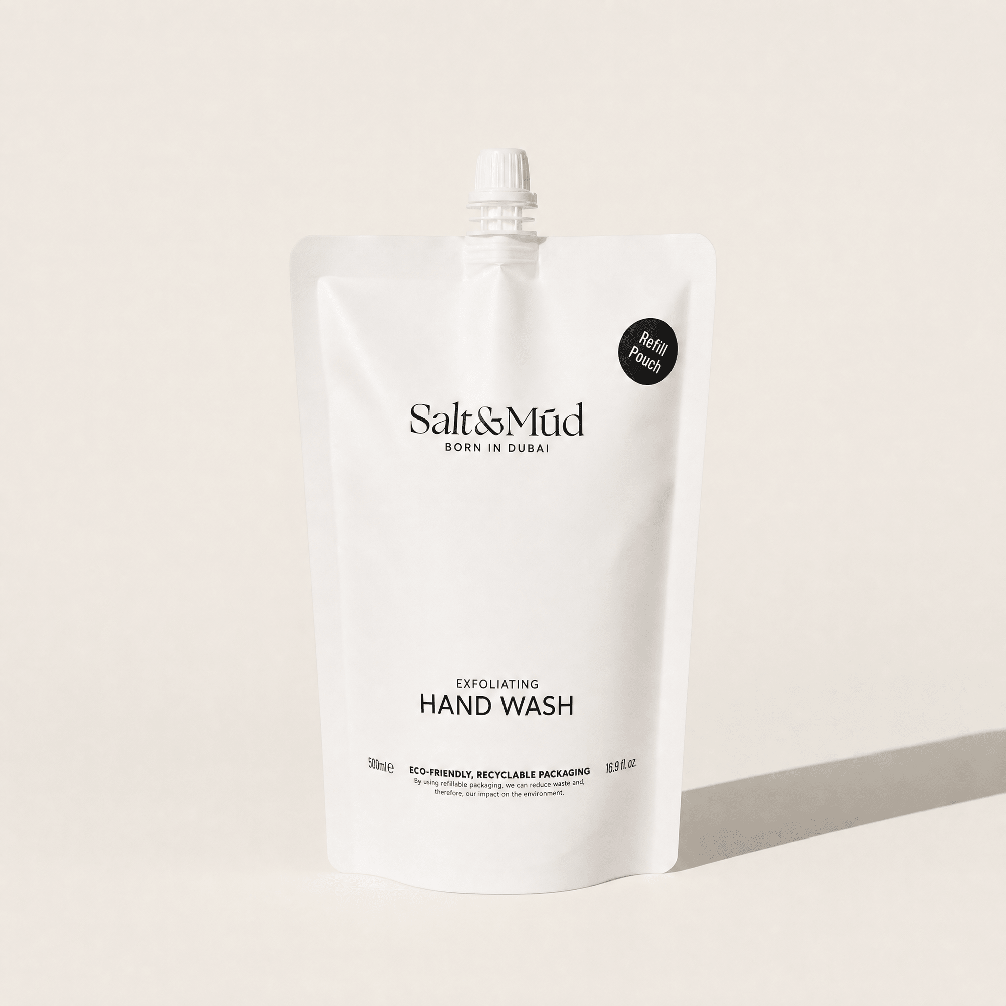 Refill Exfoliating Hand Wash With Dead Sea Minerals 500ml - Salt And Mud