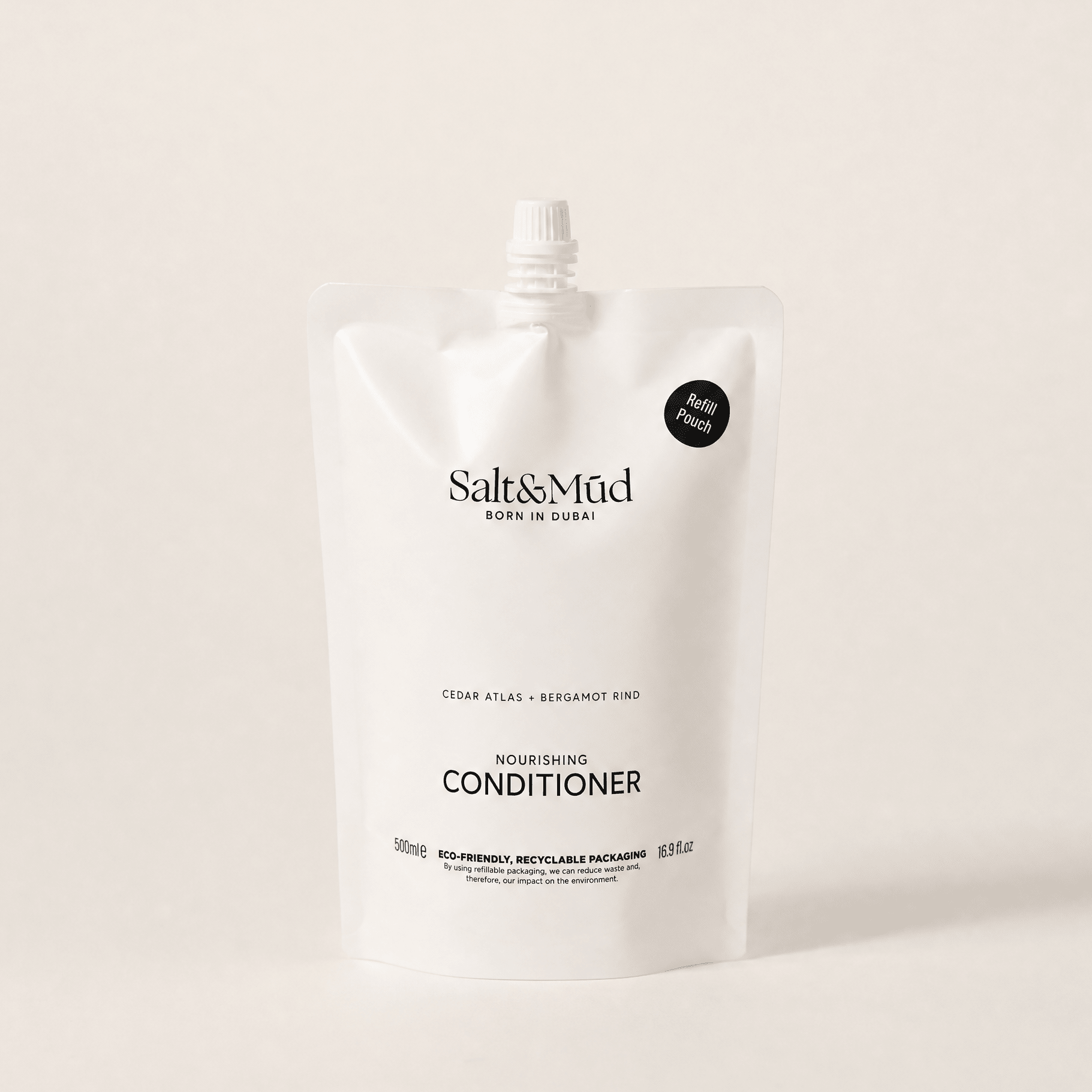 Refill Hair Conditioner With Dead Sea Minerals 500ml - Salt And Mud