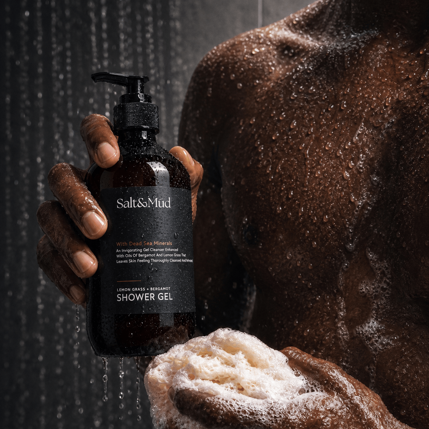 Shower Gel With Dead Sea Minerals 500ml - Salt And Mud