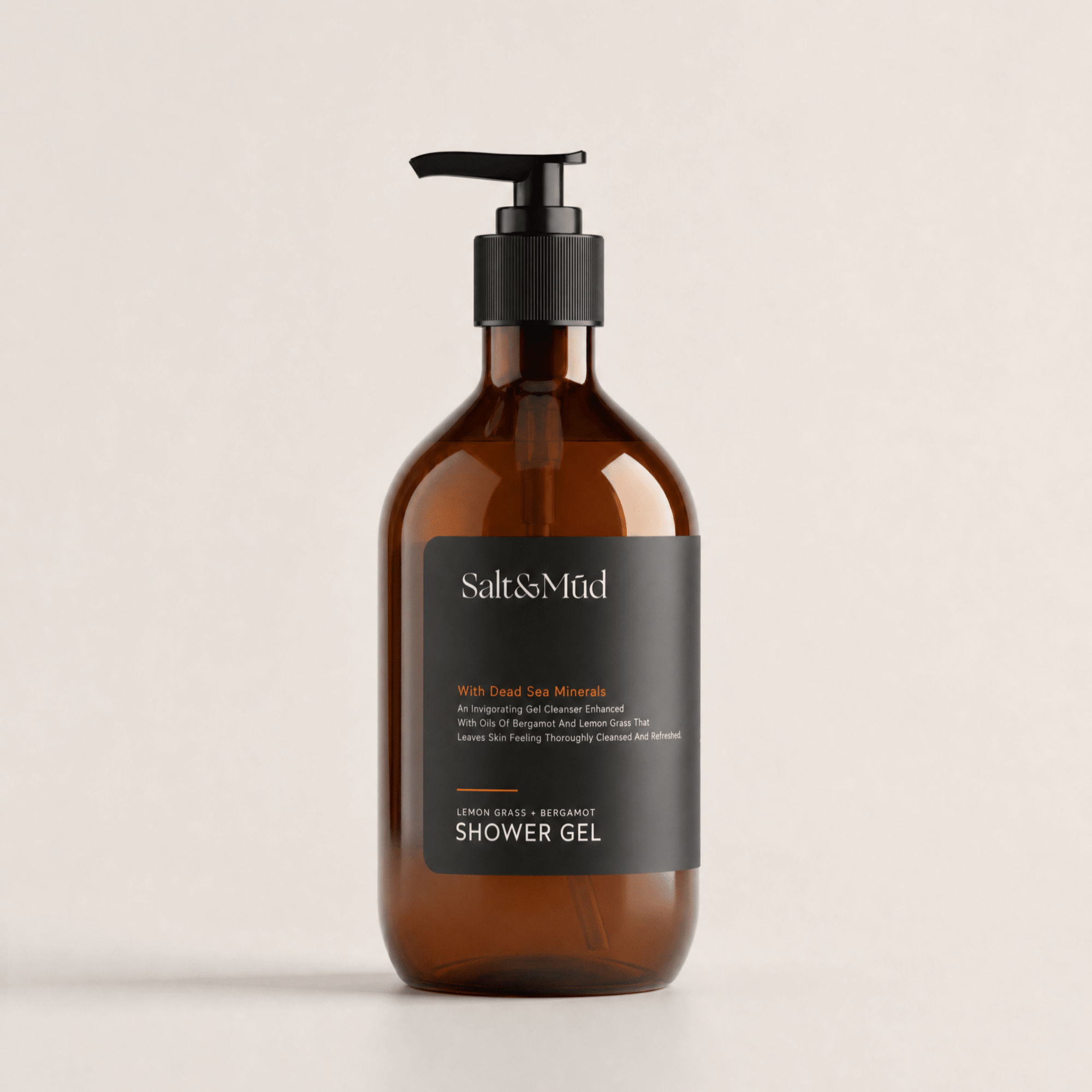 Shower Gel With Dead Sea Minerals 500ml - Salt And Mud