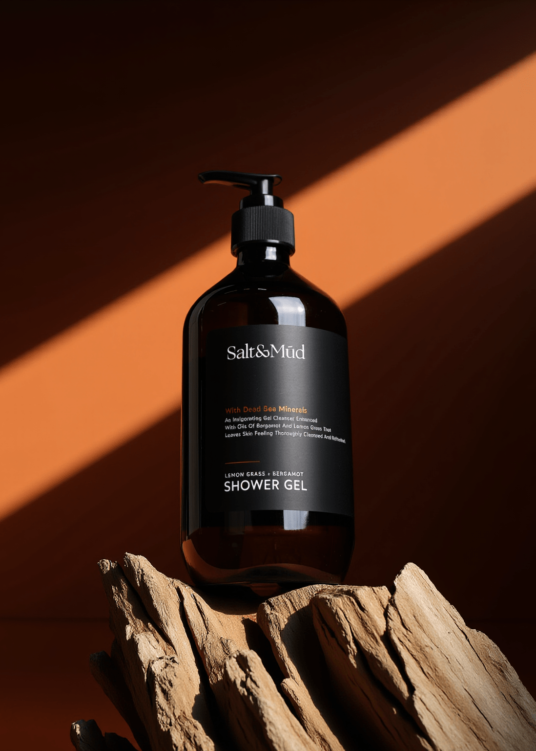 Shower Gel With Dead Sea Minerals 500ml - Salt And Mud