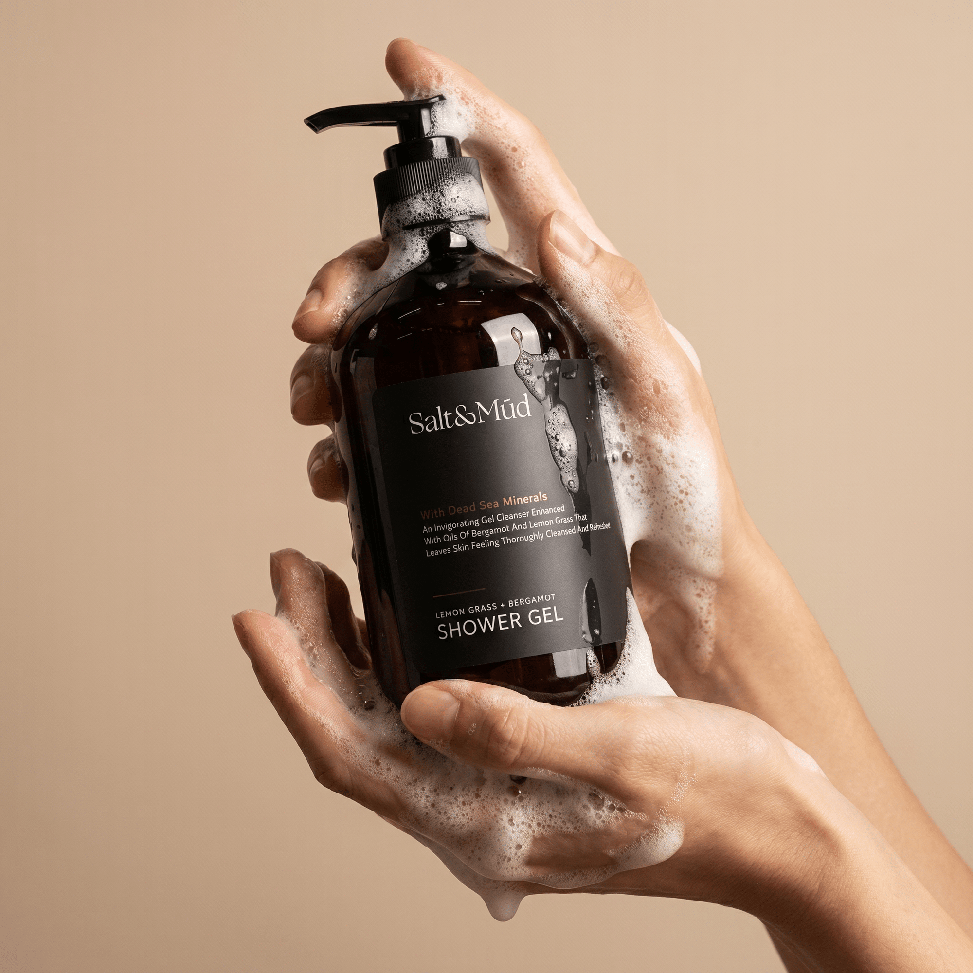 Shower Gel With Dead Sea Minerals 500ml - Salt And Mud