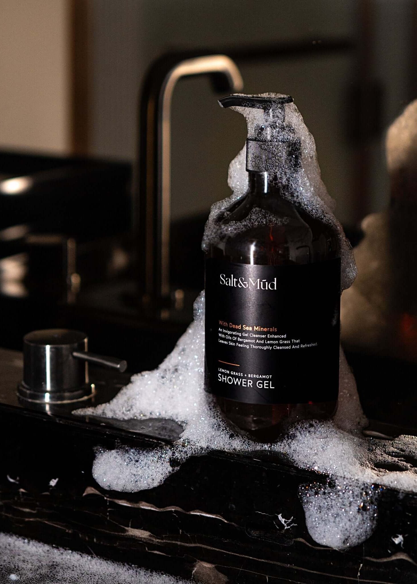 Shower Gel With Dead Sea Minerals 500ml - Salt And Mud