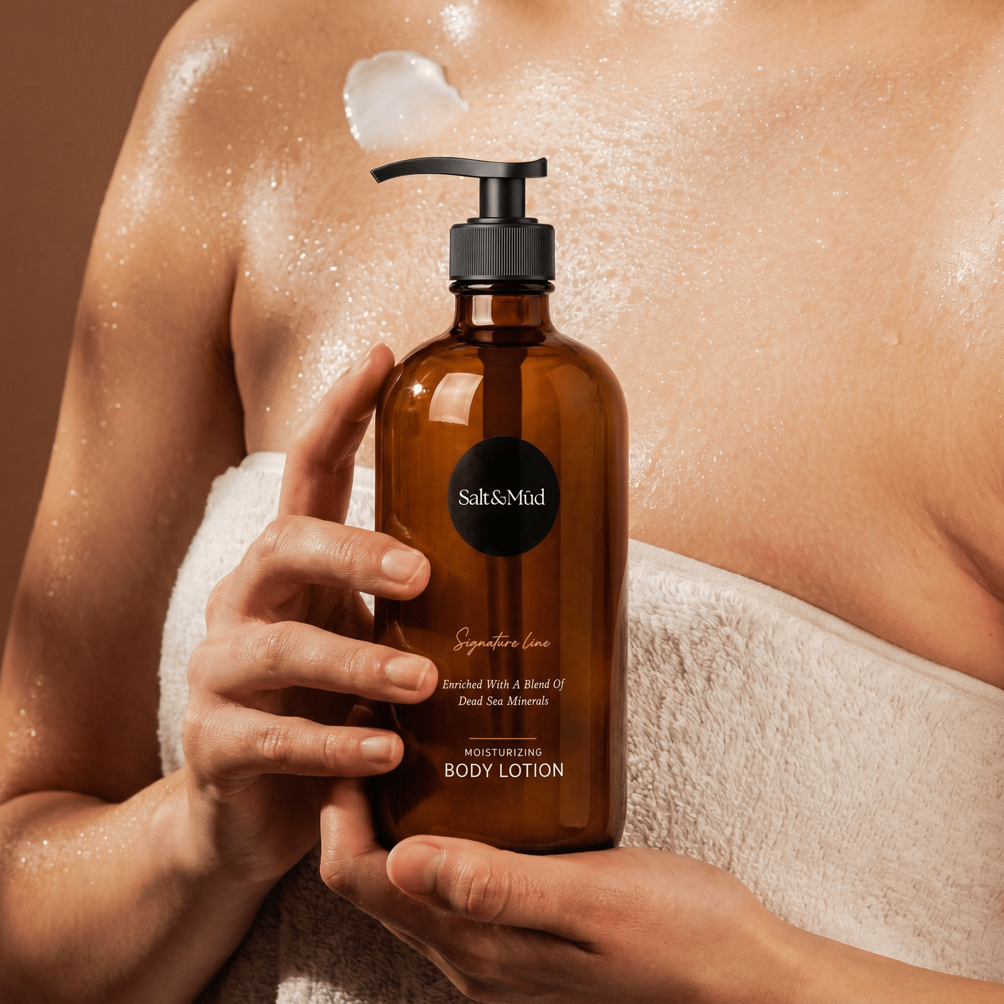 Signature Body Lotion With Dead Sea Minerals 500ml - Salt And Mud