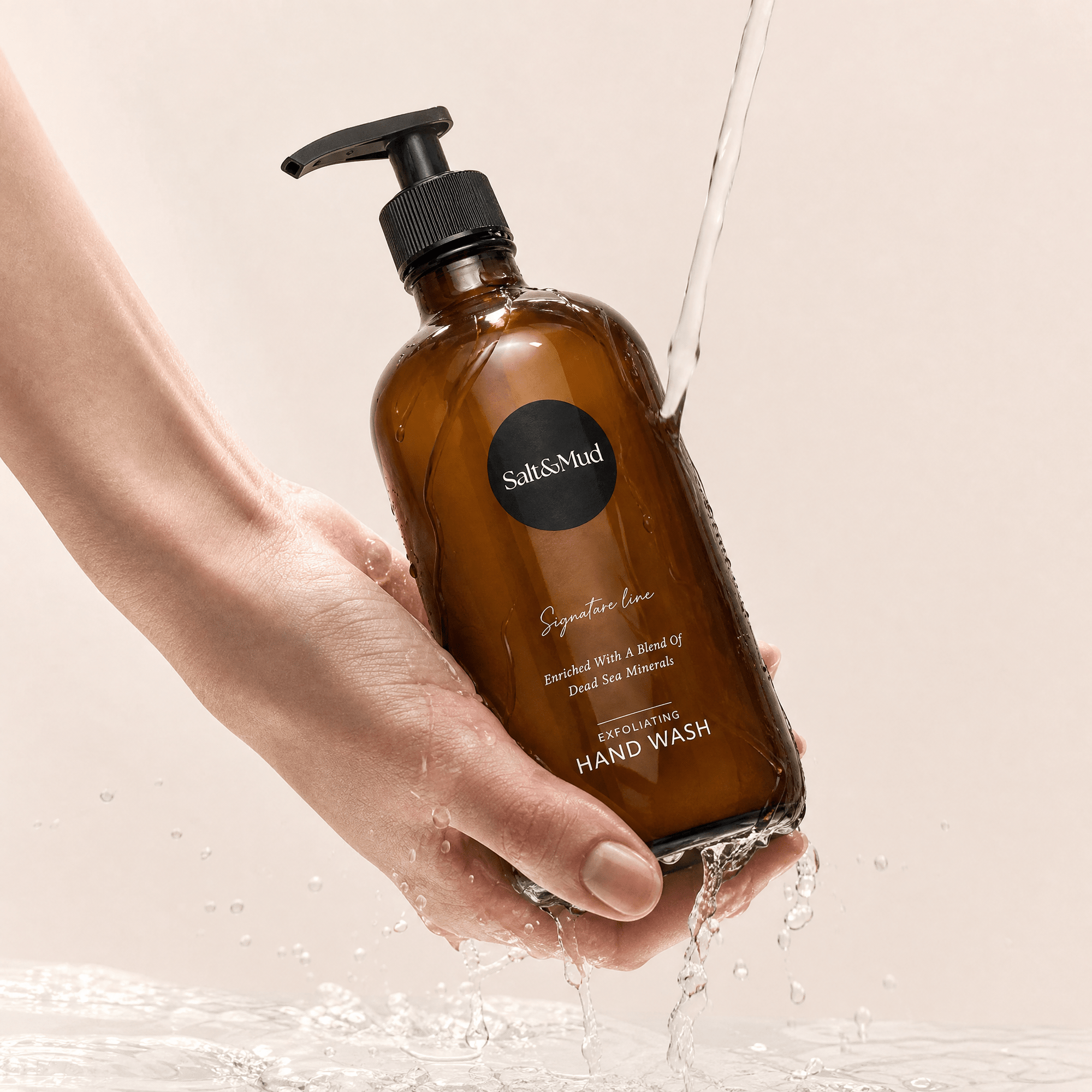 Signature Exfoliating Hand Wash With Dead Sea Minerals 500ml - Salt And Mud